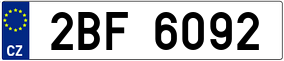 Truck License Plate